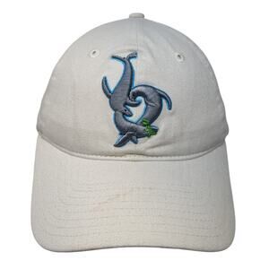Sea Lion Caves Strapback Baseball Cap Beige One Size Adjustable Embroidered IMC